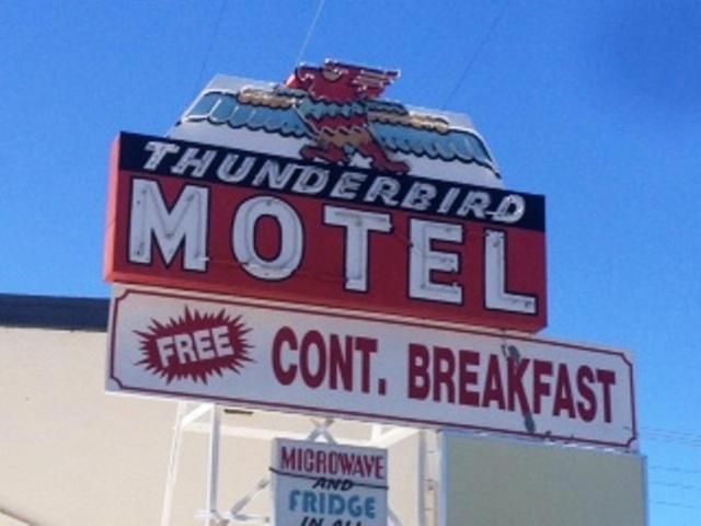Thunderbird Motel Bishop Exterior foto